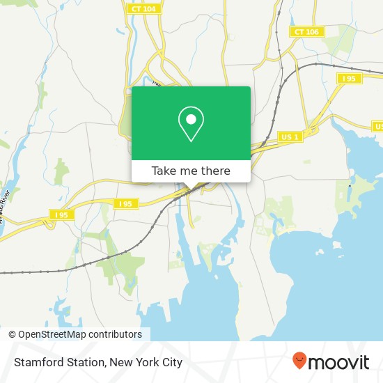 Mapa de Stamford Station