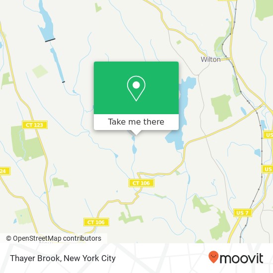 Mapa de Thayer Brook