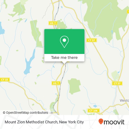 Mount Zion Methodist Church map