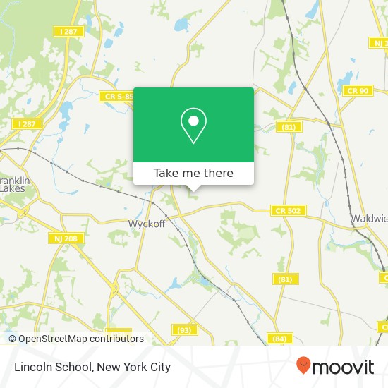 Mapa de Lincoln School