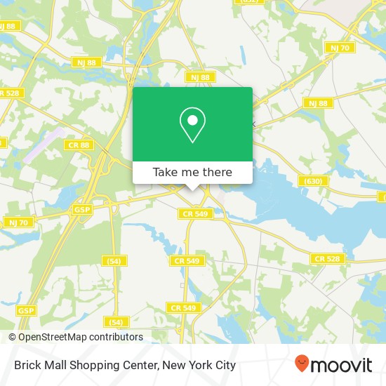 Mapa de Brick Mall Shopping Center