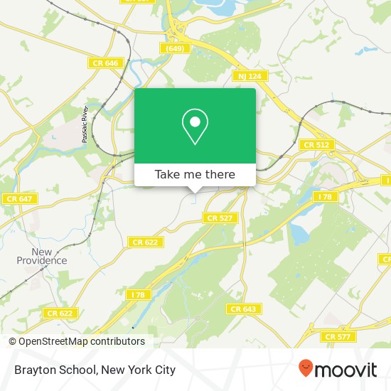 Brayton School map