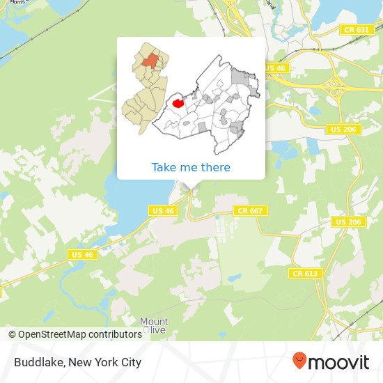 Buddlake map