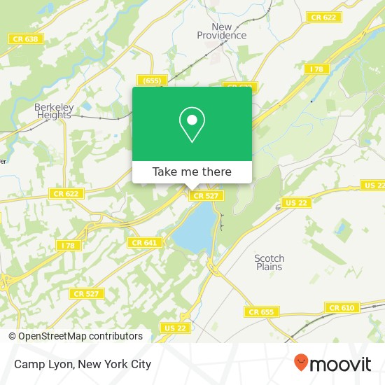 Camp Lyon map