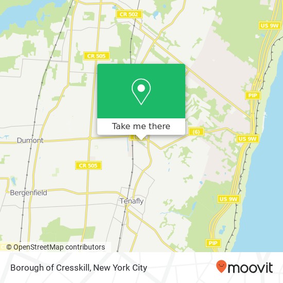 Borough of Cresskill map