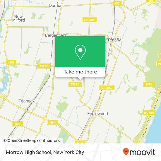 Mapa de Morrow High School
