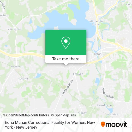 Mapa de Edna Mahan Correctional Facility for Women