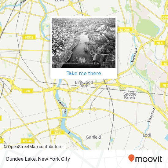 Dundee Lake map