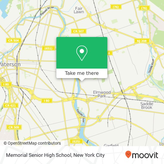 Mapa de Memorial Senior High School