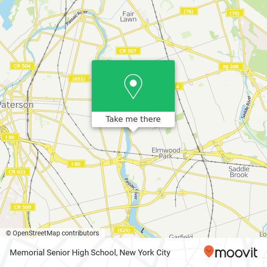 Memorial Senior High School map