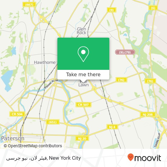 فیئر لان، نیو جرسی map