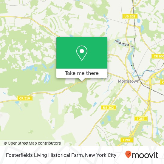 Mapa de Fosterfields Living Historical Farm
