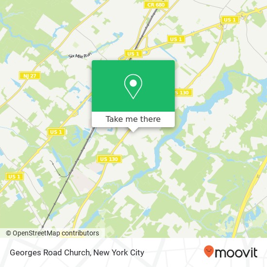 Mapa de Georges Road Church