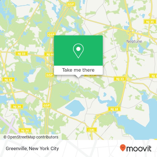 Mapa de Greenville