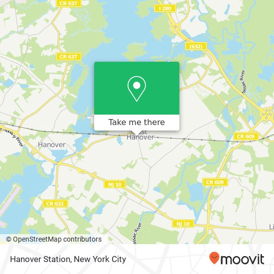 Mapa de Hanover Station