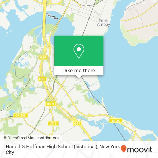 Mapa de Harold G Hoffman High School (historical)