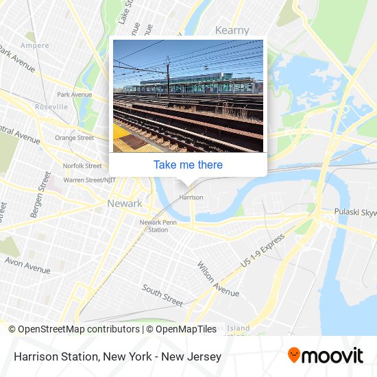 Harrison Station map
