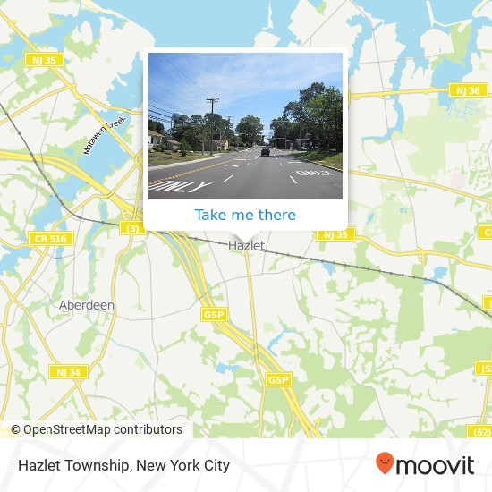 Mapa de Hazlet Township