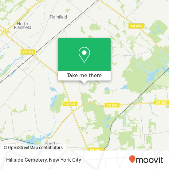 Mapa de Hillside Cemetery