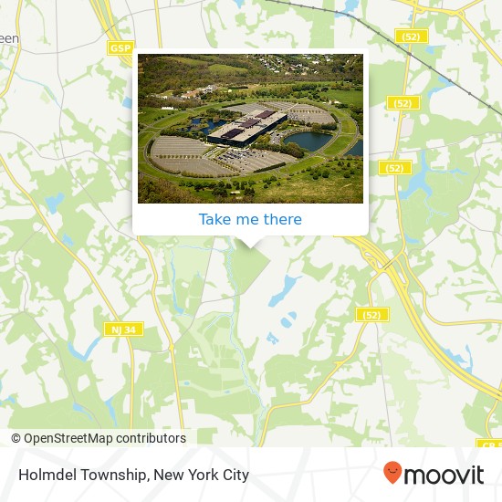 Holmdel Township map