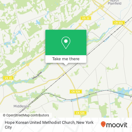 Hope Korean United Methodist Church map