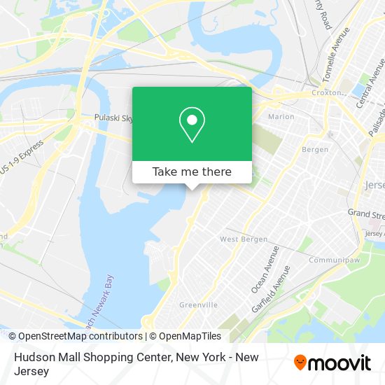 Mapa de Hudson Mall Shopping Center