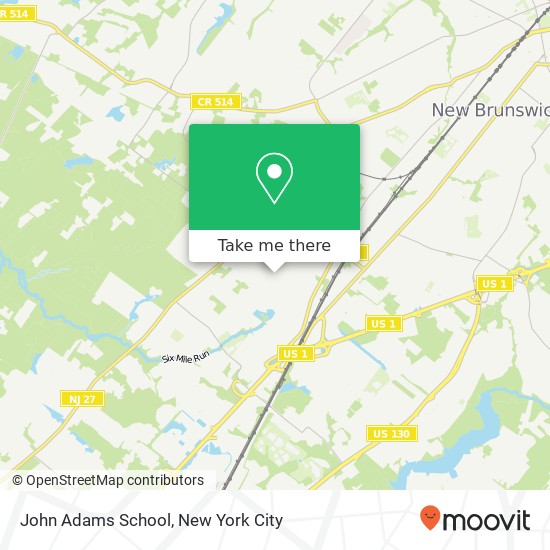 Mapa de John Adams School