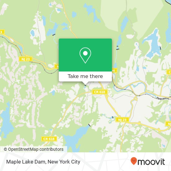 Mapa de Maple Lake Dam