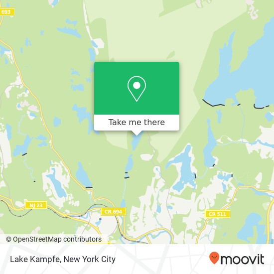 Lake Kampfe map