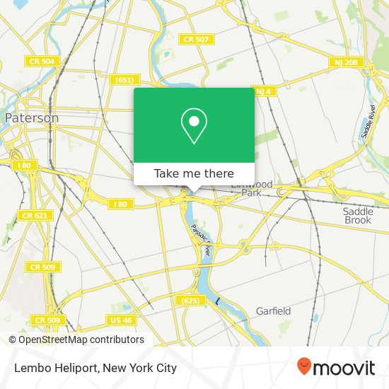 Lembo Heliport map