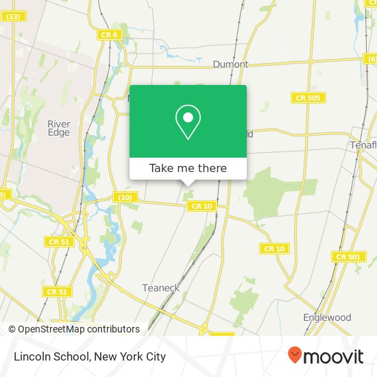 Lincoln School map