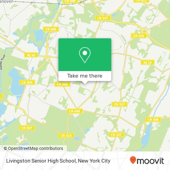 Mapa de Livingston Senior High School