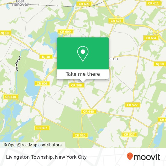 Mapa de Livingston Township