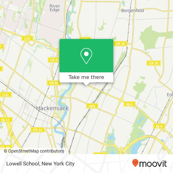 Mapa de Lowell School