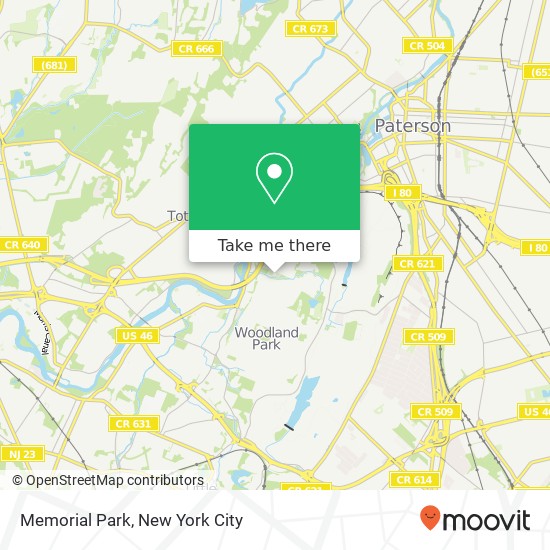 Mapa de Memorial Park