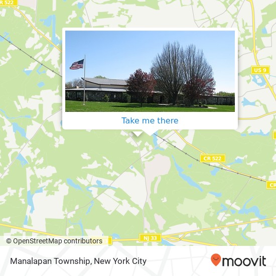 Manalapan Township map