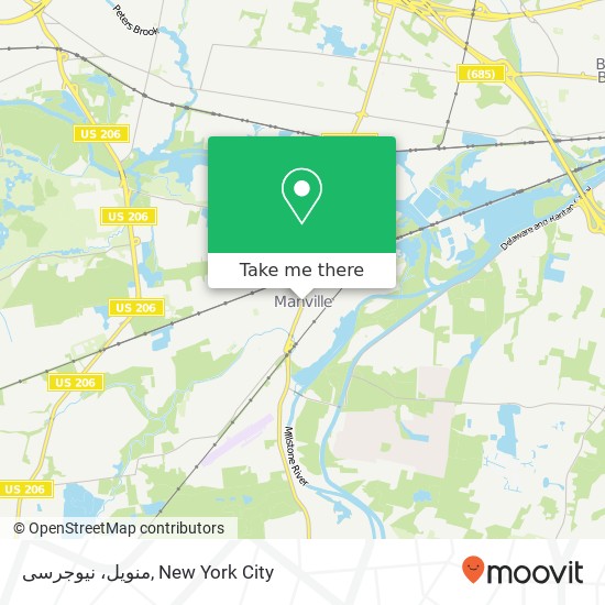 منویل، نیوجرسی map