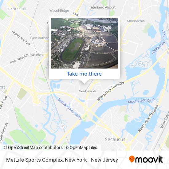 MetLife Sports Complex map