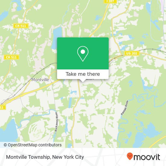 Mapa de Montville Township