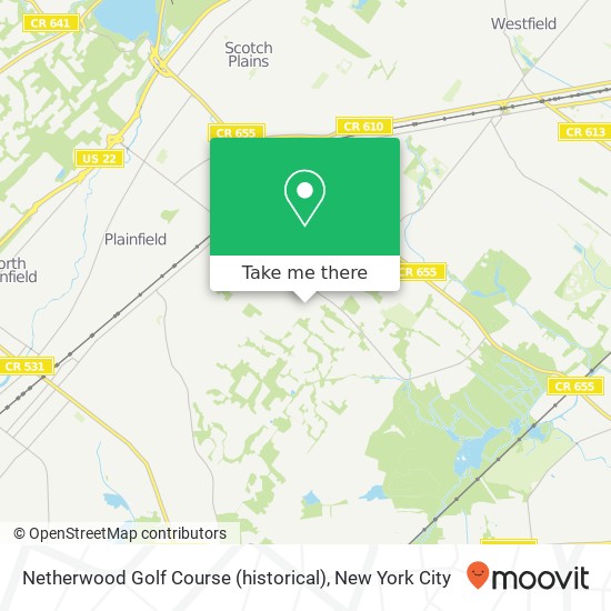 Netherwood Golf Course (historical) map