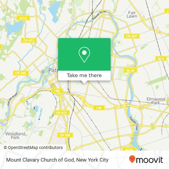 Mount Clavary Church of God map