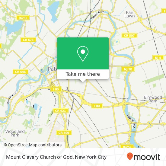 Mapa de Mount Clavary Church of God