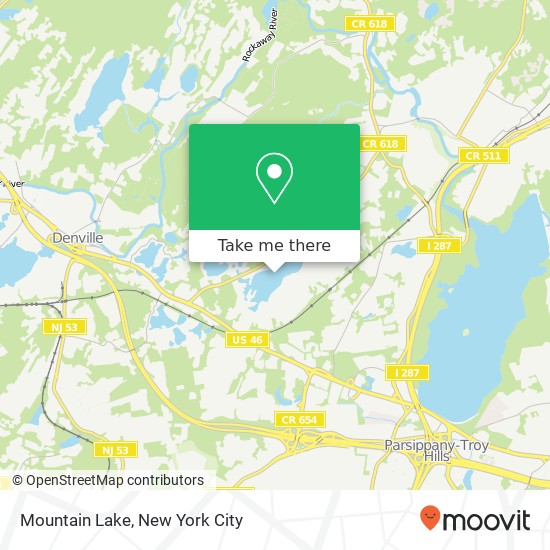 Mountain Lake map