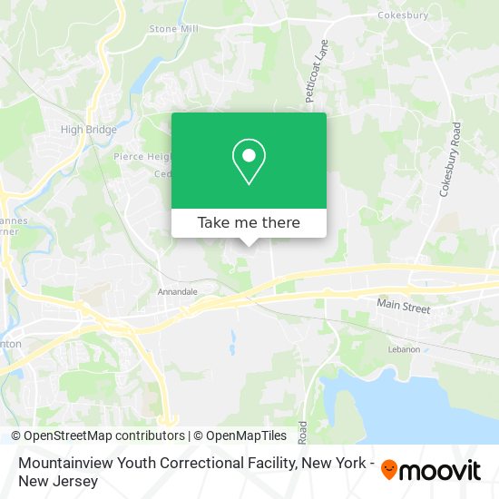 Mountainview Youth Correctional Facility map