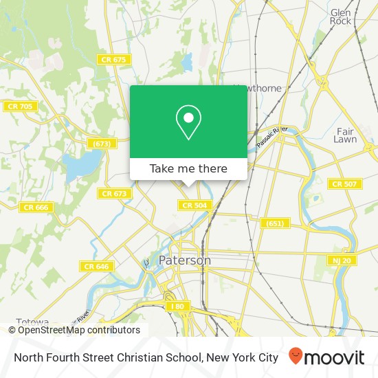 Mapa de North Fourth Street Christian School