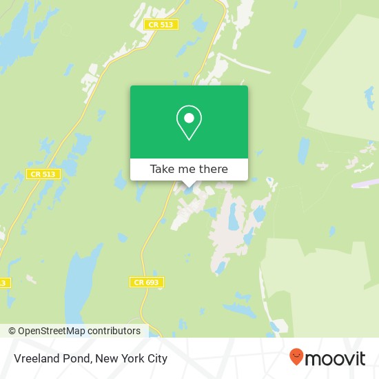 Mapa de Vreeland Pond