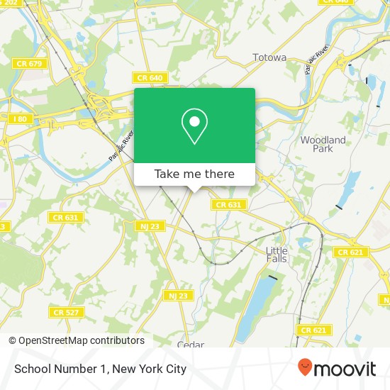 Mapa de School Number 1