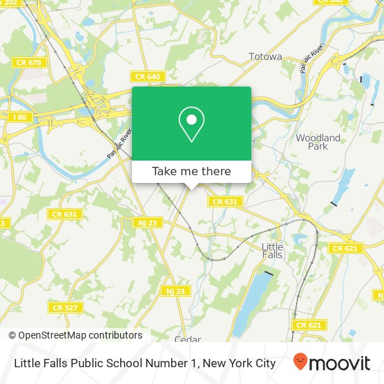 Mapa de Little Falls Public School Number 1