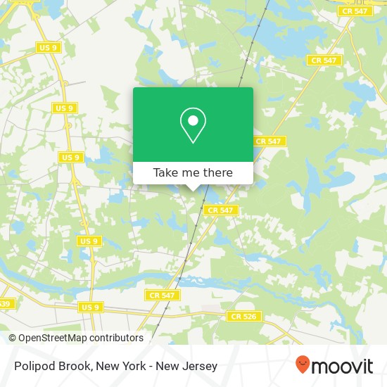 Polipod Brook map