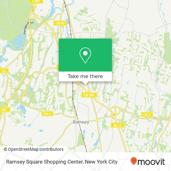 Ramsey Square Shopping Center map